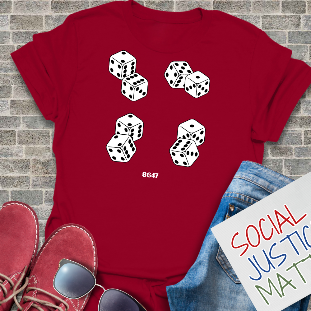 8647 Dice (Anti-Trump) - Unisex T-Shirt
