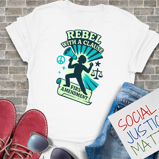 Rebel with a Clause - Unisex T-Shirt