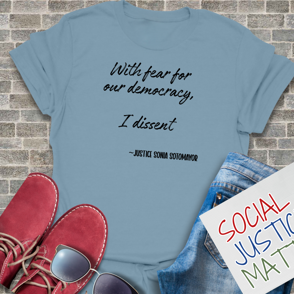 With Fear for Our Democracy - Unisex T-Shirt