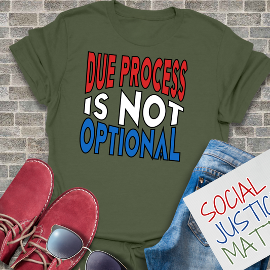 Due Process is not Optional - Unisex T-Shirt