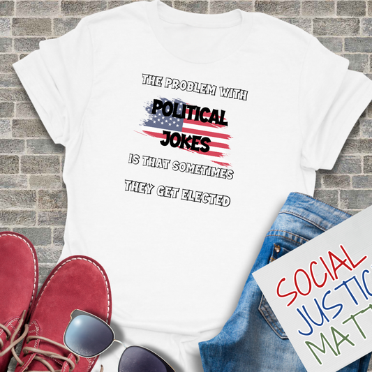 Political Jokes - Unisex Softstyle T-Shirt