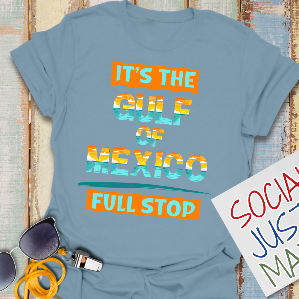 Gulf of Mexico. Full Stop! - Unisex Softstyle T-Shirt