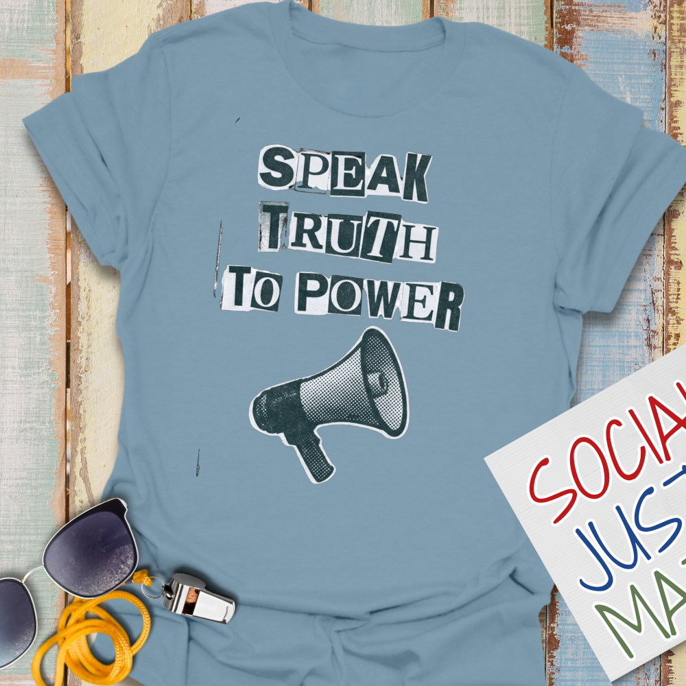 Speak Truth to Power - Unisex Softstyle T-Shirt