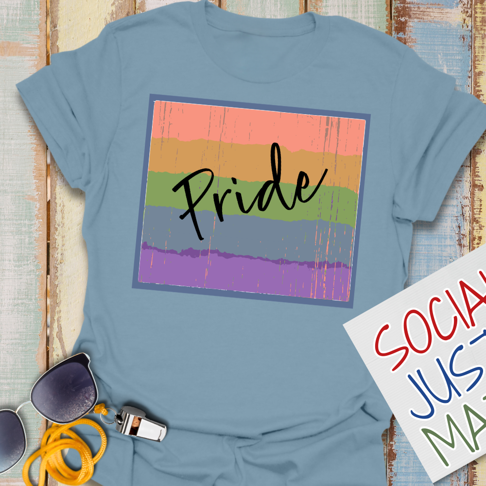 Muted Rainbow Pride 2026 - Unisex Softstyle T-Shirt