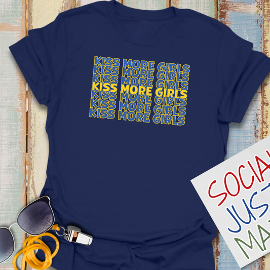 Kiss More Girls - Unisex Softstyle T-Shirt