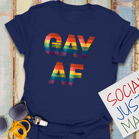 GAY AF - Unisex Softstyle T-Shirt