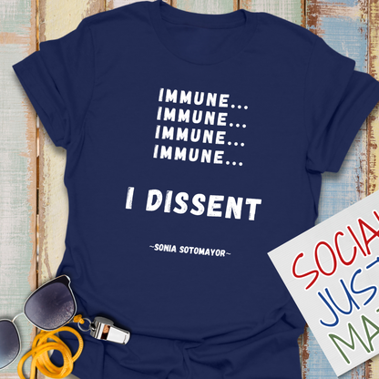 Immune, I Dissent - Unisex Softstyle T-Shirt