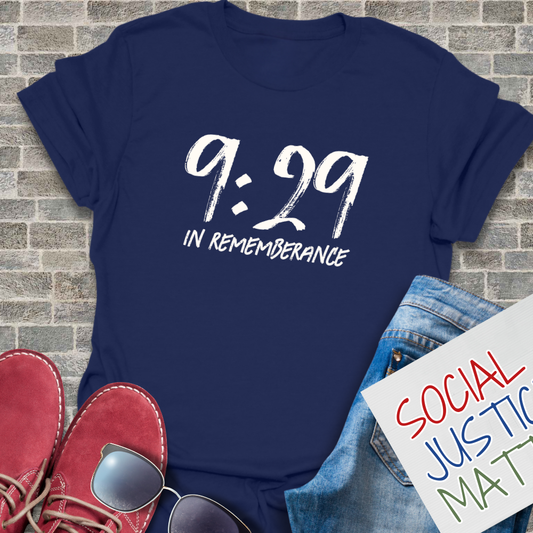 9:29 In Rememberance- Unisex Softstyle T-Shirt