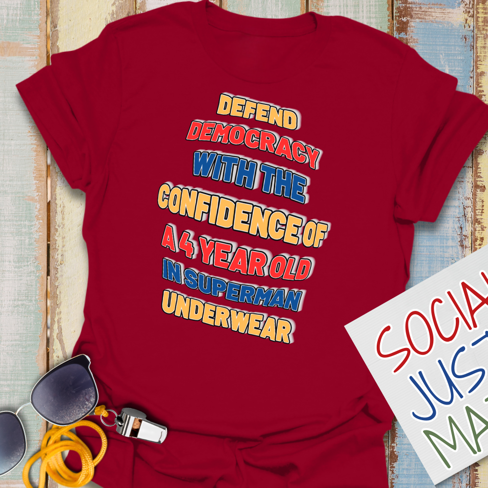 Defend Democracy with Confidence - Unisex Softstyle T-Shirt