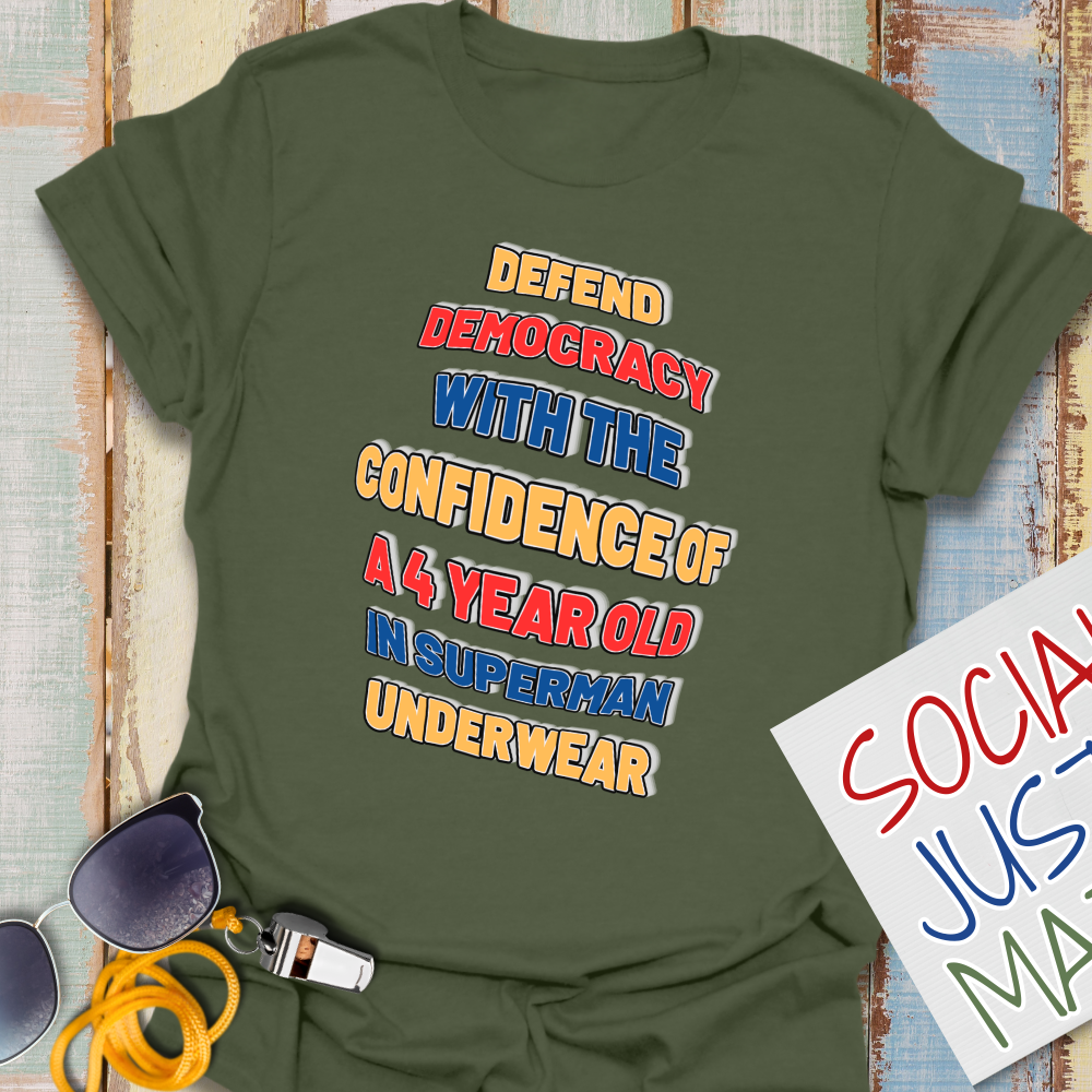Defend Democracy with Confidence - Unisex Softstyle T-Shirt