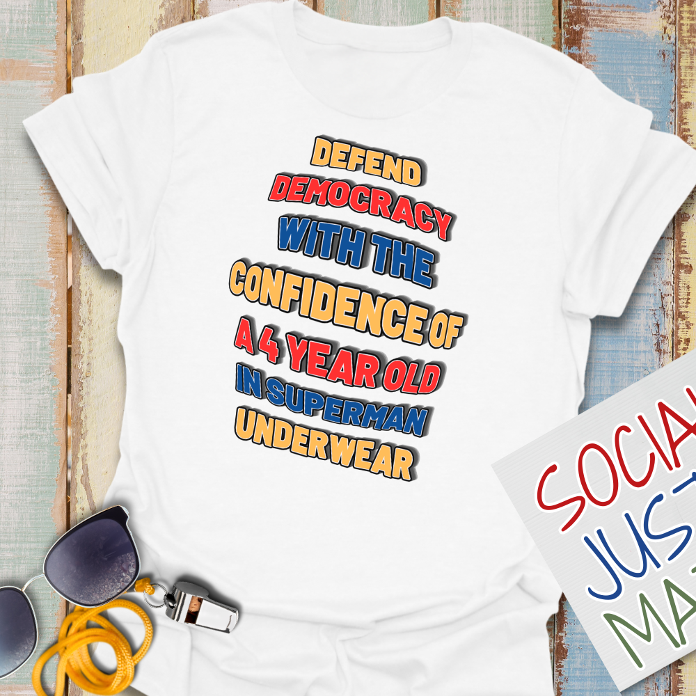 Defend Democracy with Confidence - Unisex Softstyle T-Shirt