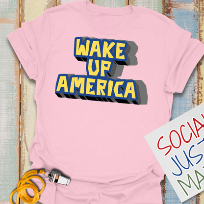 Wake Up America! - Unisex Softstyle T-Shirt