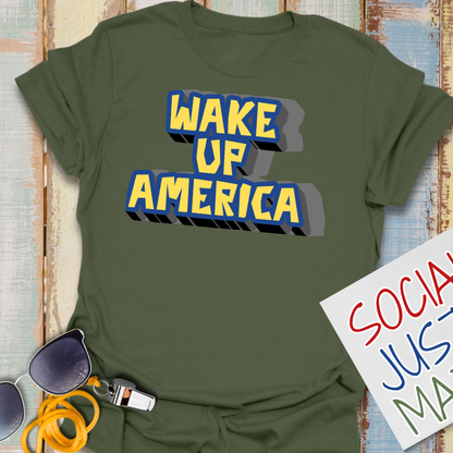 Wake Up America! - Unisex Softstyle T-Shirt