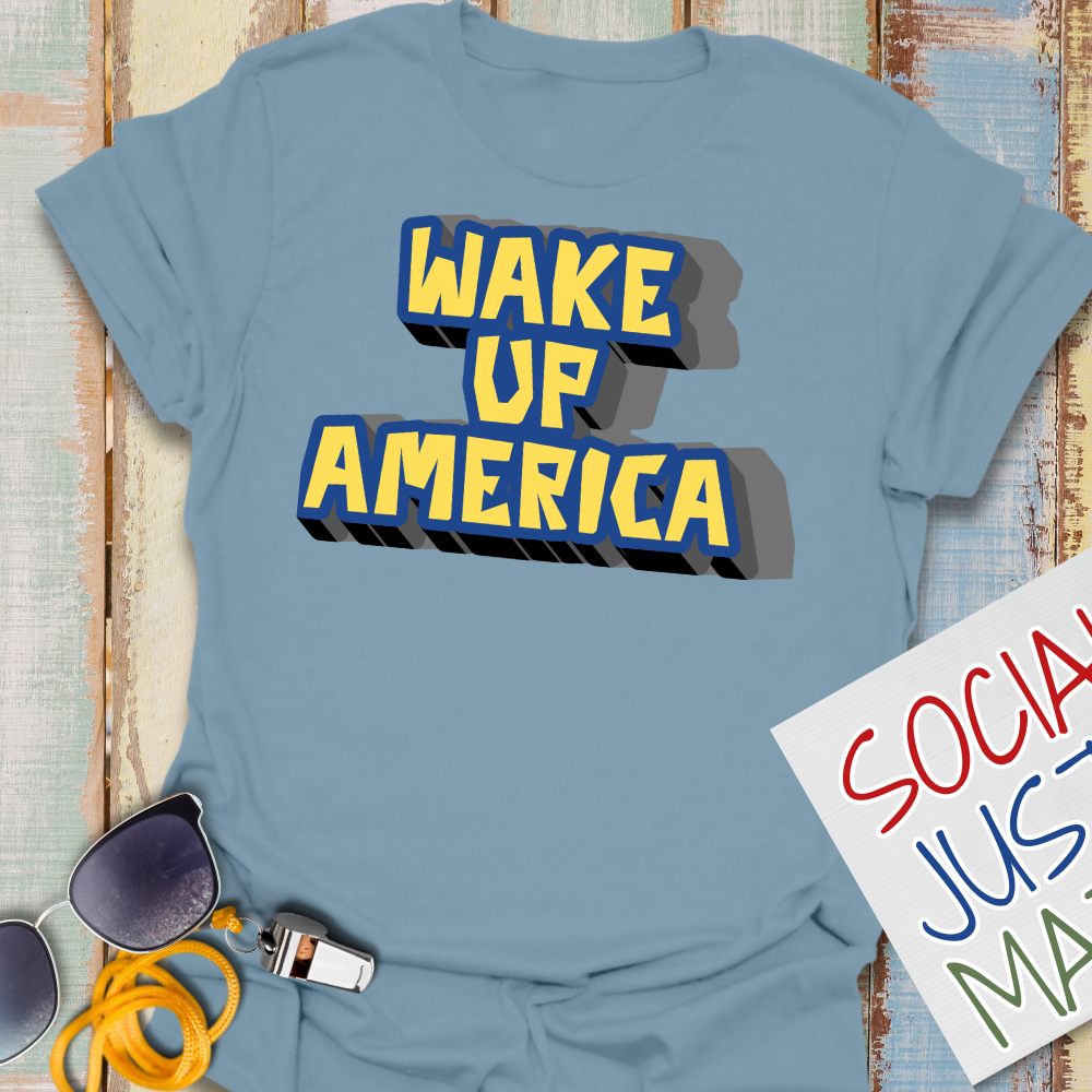 Wake Up America! - Unisex Softstyle T-Shirt