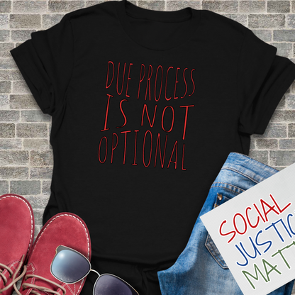 Due Process is not Optional - Unisex T-Shirt
