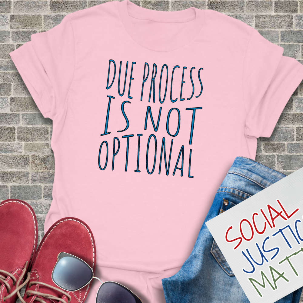Due Process is not Optional - Unisex T-Shirt