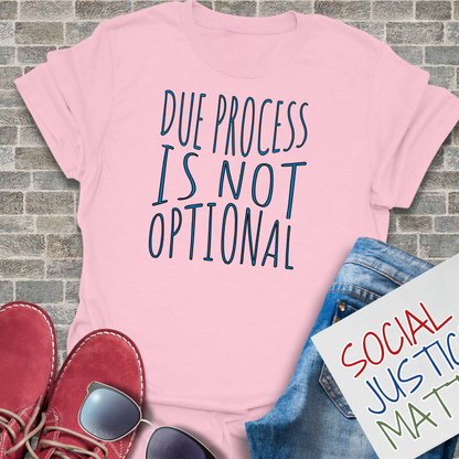 Due Process is not Optional - Unisex T-Shirt
