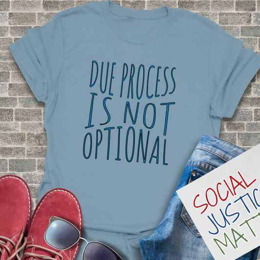 Due Process is not Optional - Unisex T-Shirt