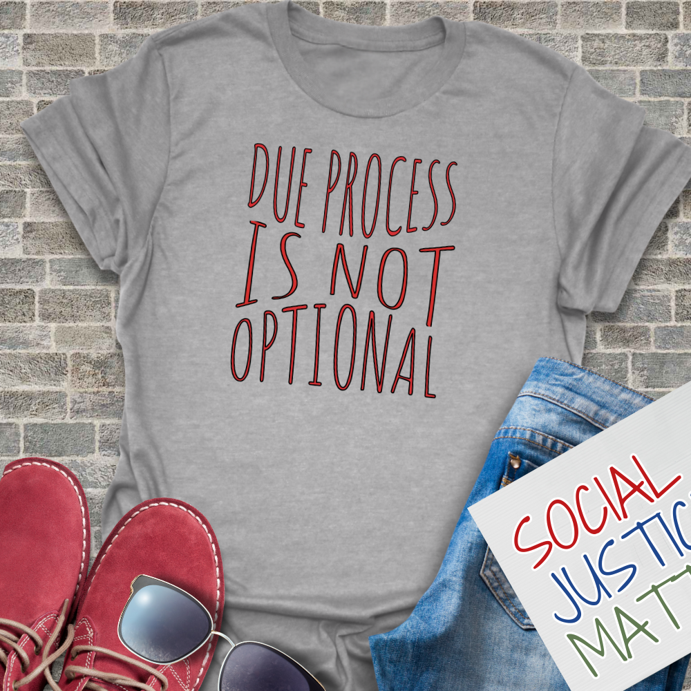 Due Process is not Optional - Unisex T-Shirt