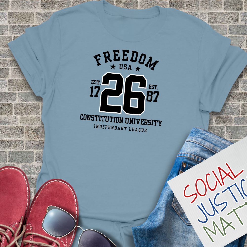 Freedom - University Style - Unisex T-Shirt