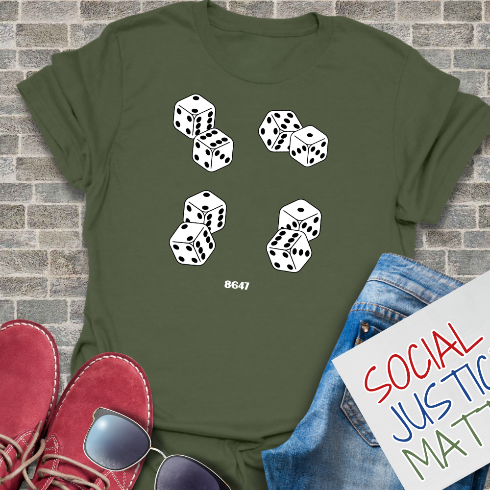 8647 Dice (Anti-Trump) - Unisex T-Shirt