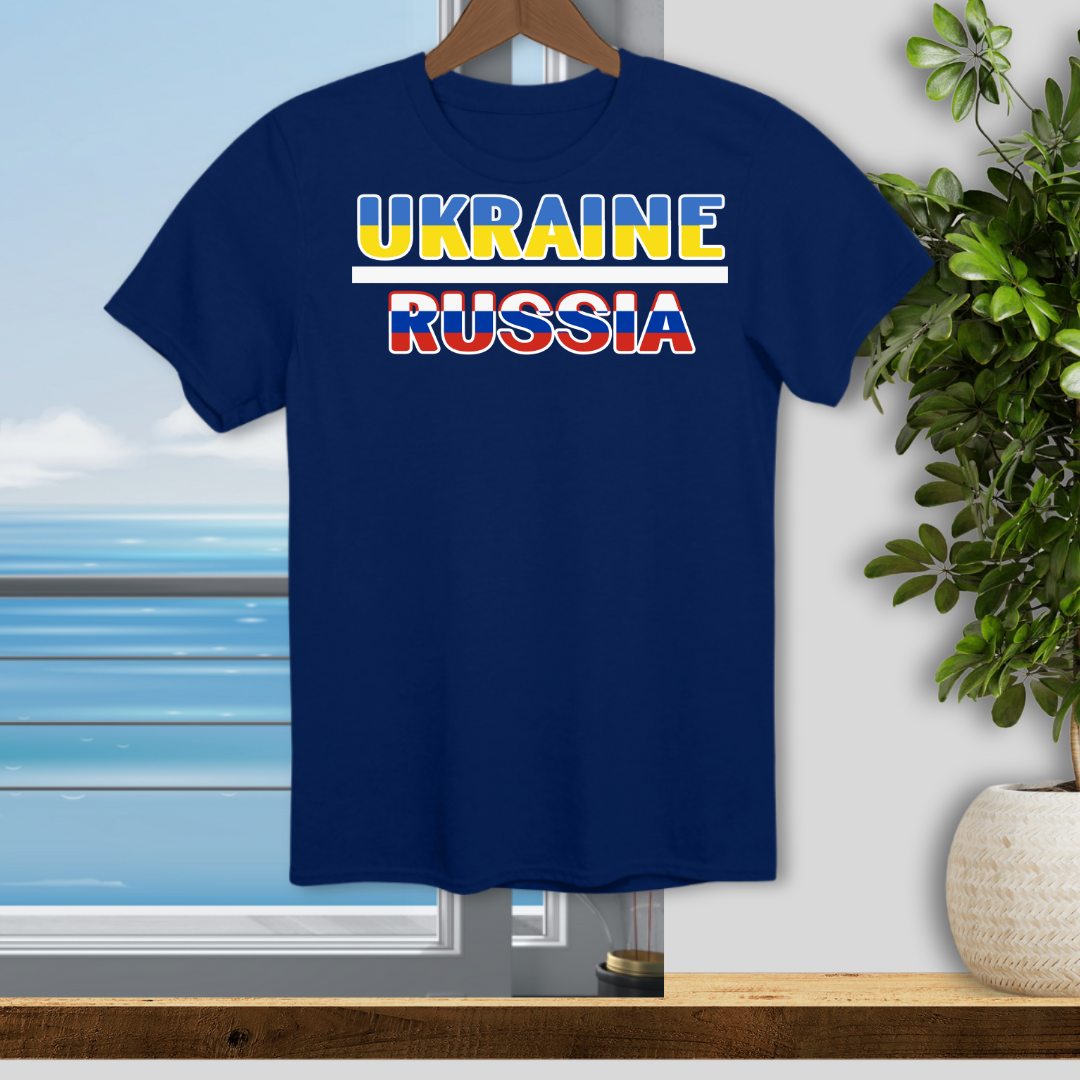 Ukraine Over Russia - Unisex T-Shirt