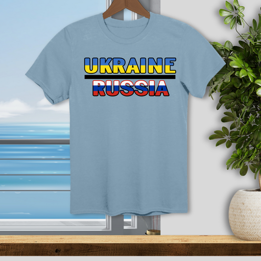 Ukraine Over Russia - Unisex T-Shirt
