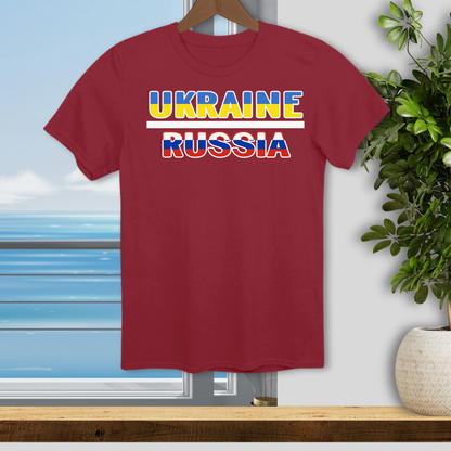 Ukraine Over Russia - Unisex T-Shirt