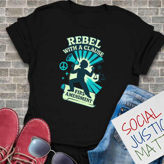 Rebel with a Clause - Unisex T-Shirt