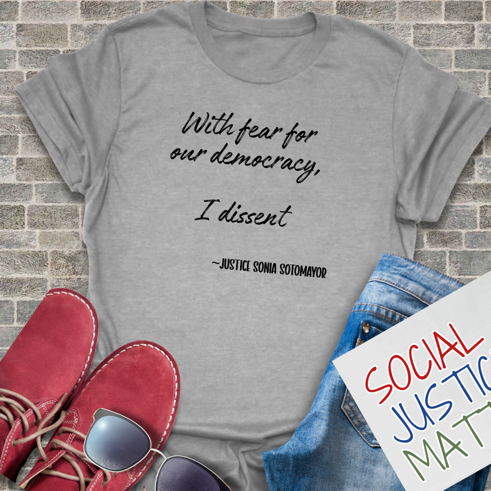 With Fear for Our Democracy - Unisex T-Shirt