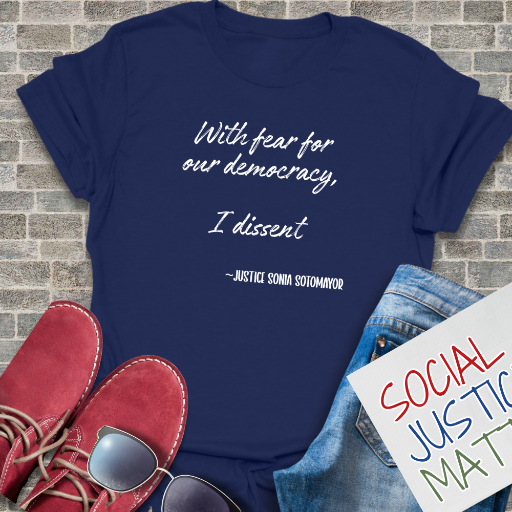 With Fear for Our Democracy - Unisex T-Shirt