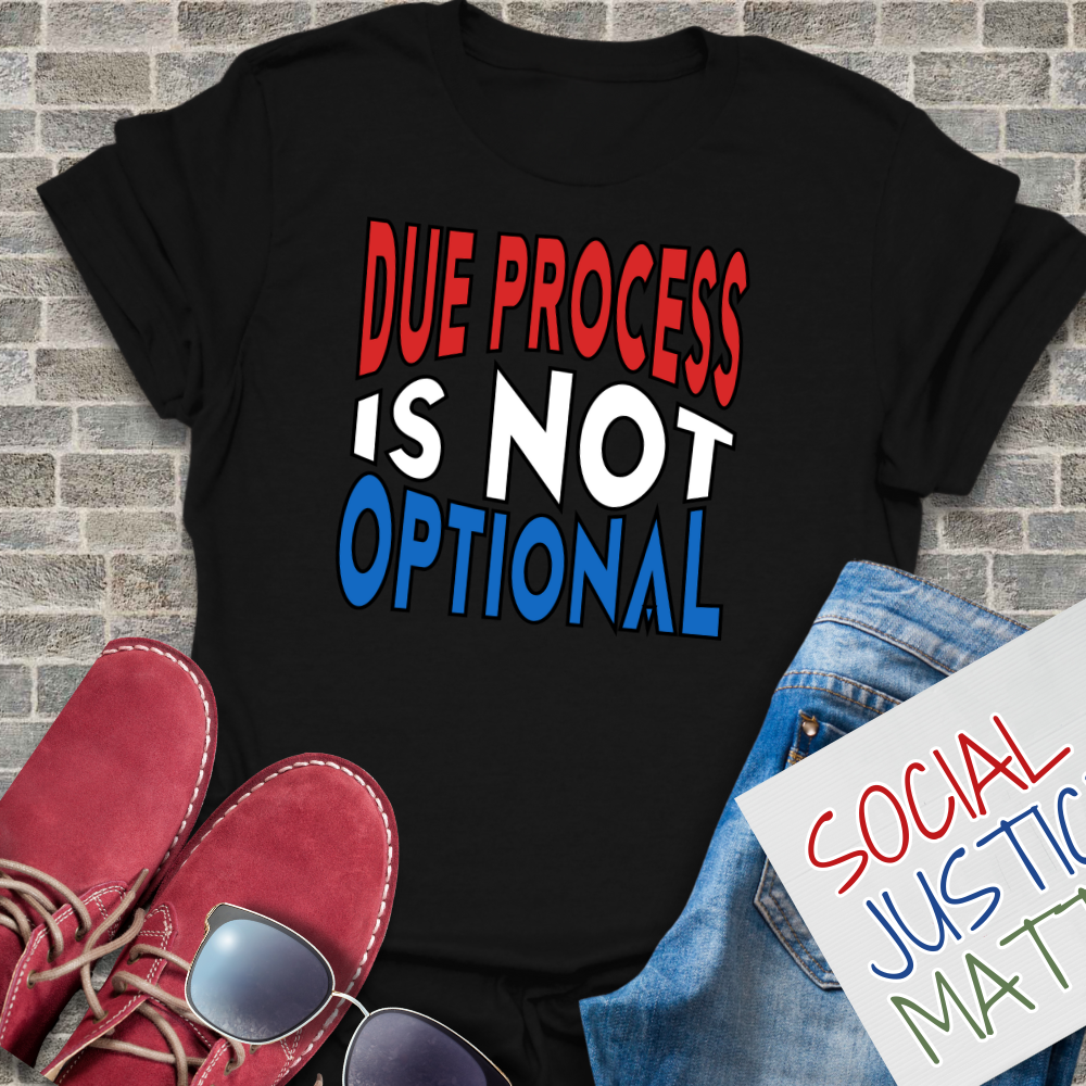 Due Process is not Optional - Unisex T-Shirt