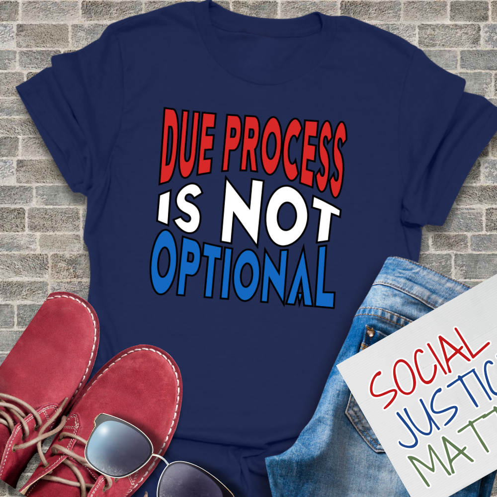 Due Process is not Optional - Unisex T-Shirt