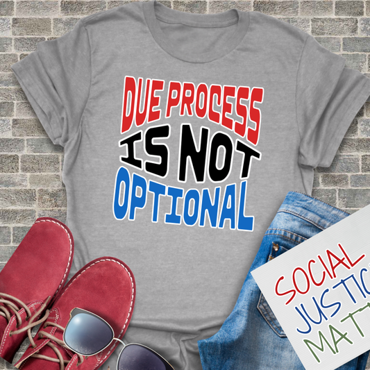Due Process is not Optional - Unisex T-Shirt