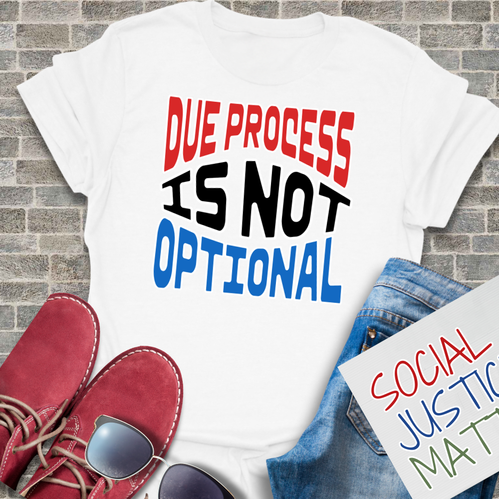 Due Process is not Optional - Unisex T-Shirt
