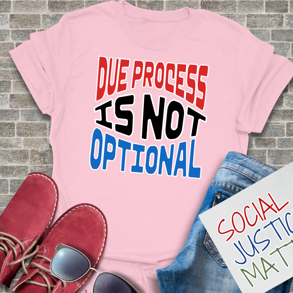 Due Process is not Optional - Unisex T-Shirt