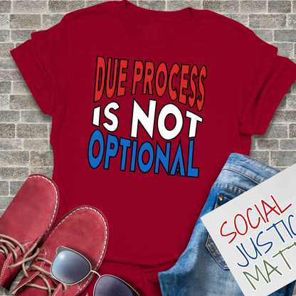 Due Process is not Optional - Unisex T-Shirt