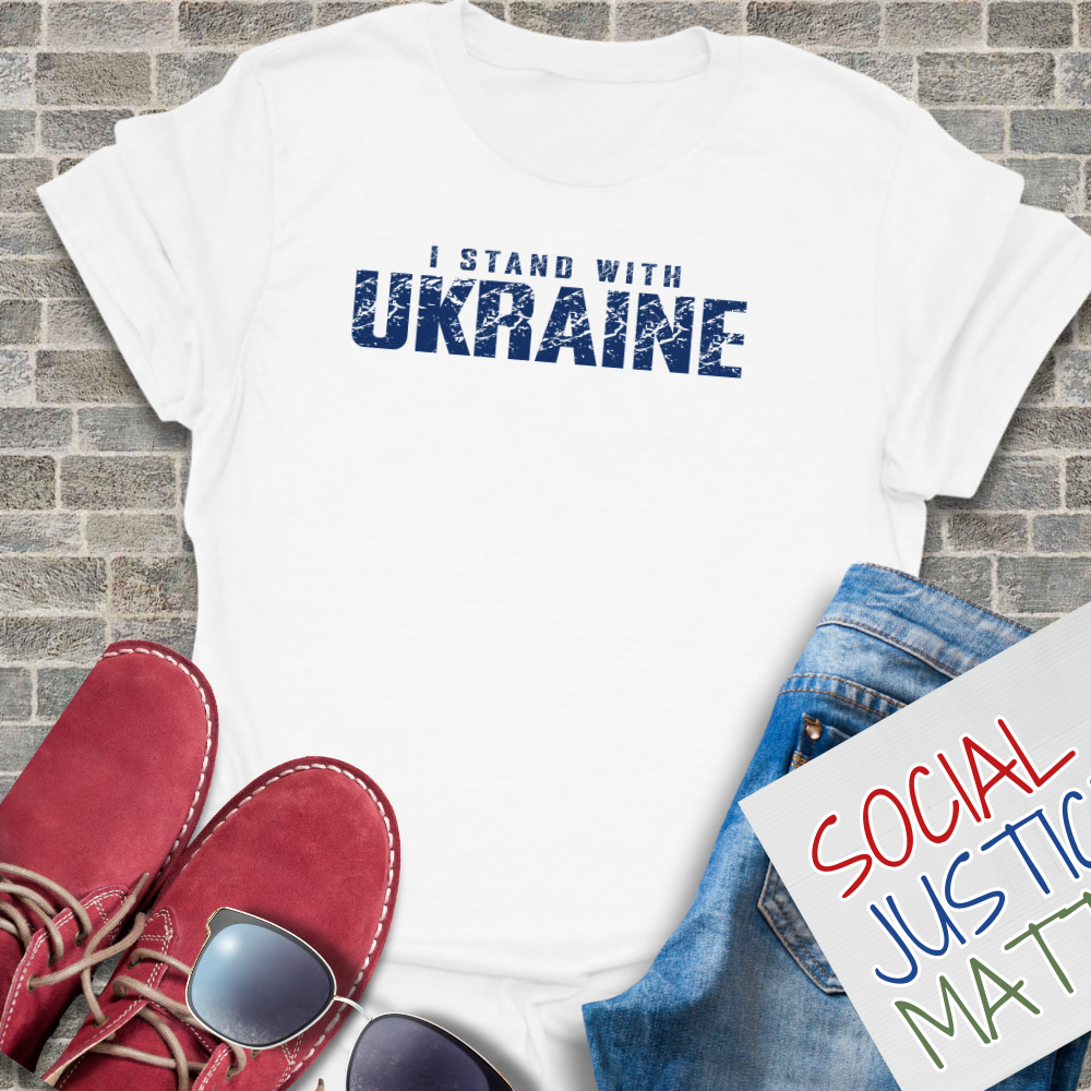 I Stand with Ukraine- Unisex T-Shirt