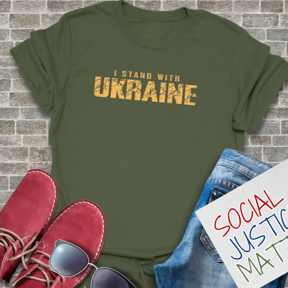 I Stand with Ukraine- Unisex T-Shirt