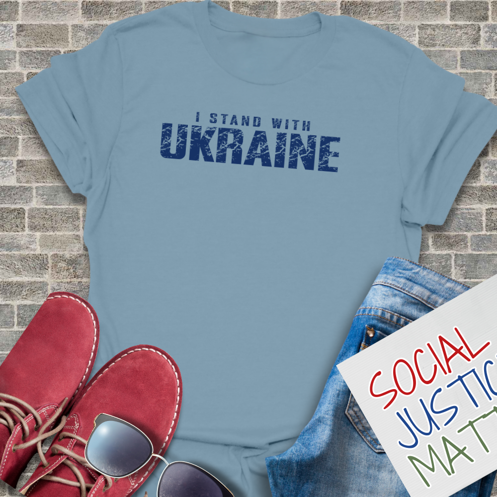 I Stand with Ukraine- Unisex T-Shirt