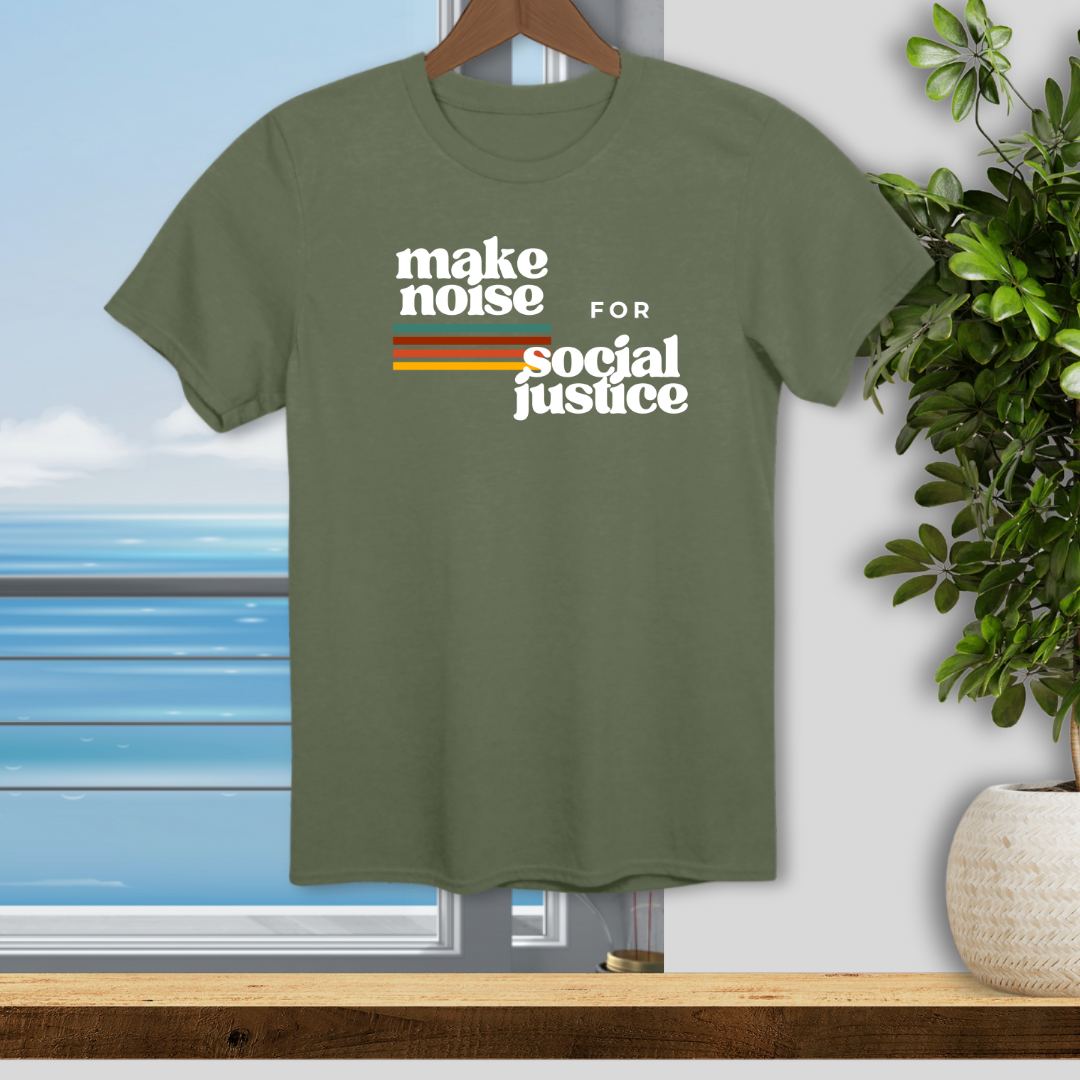 Make Noise for Social Justice - Unisex T-Shirt