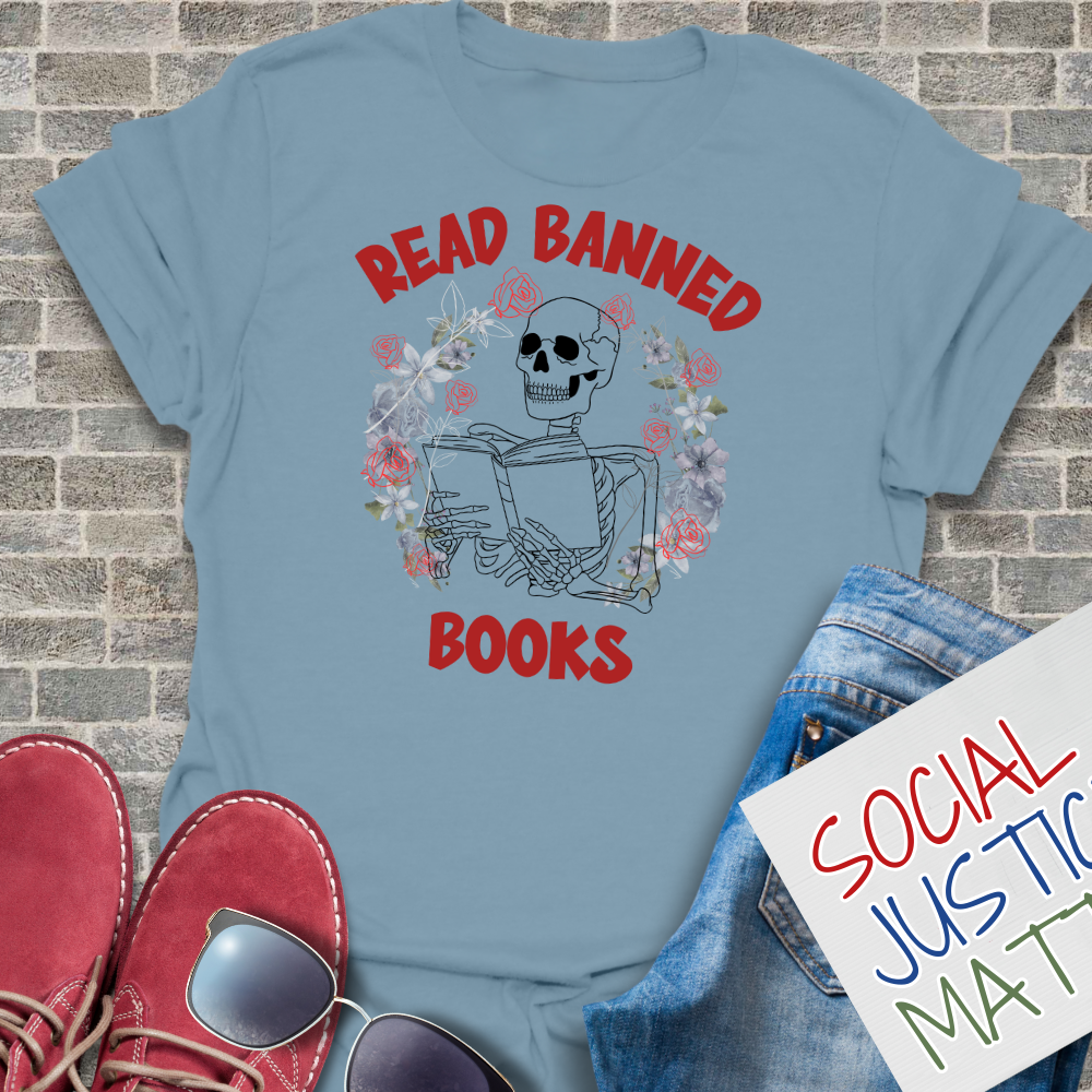 Read Banned Book; Skeleton