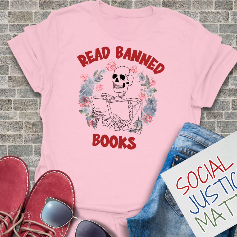 Read Banned Book; Skeleton