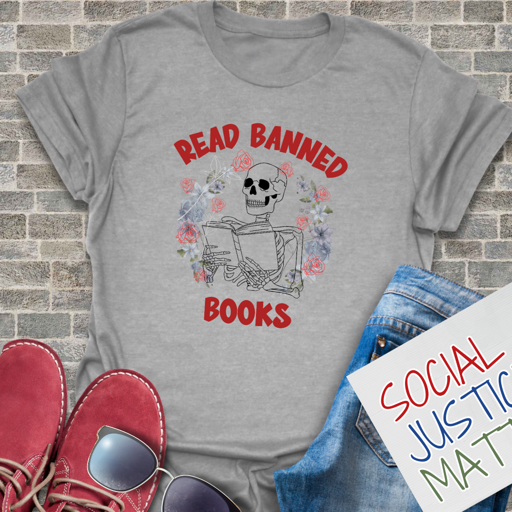 Read Banned Book; Skeleton