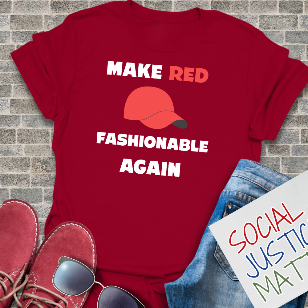 Make Red Fashionable Again - Unisex Softstyle T-Shirt