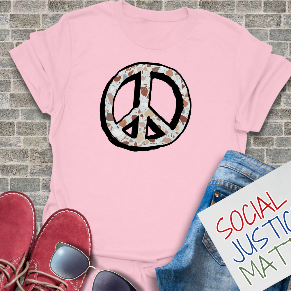 Mosaic Peace pt 2 - Unisex Softstyle T-Shirt