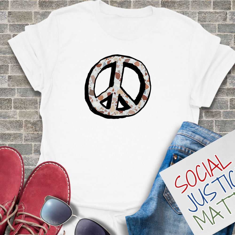 Mosaic Peace pt 2 - Unisex Softstyle T-Shirt