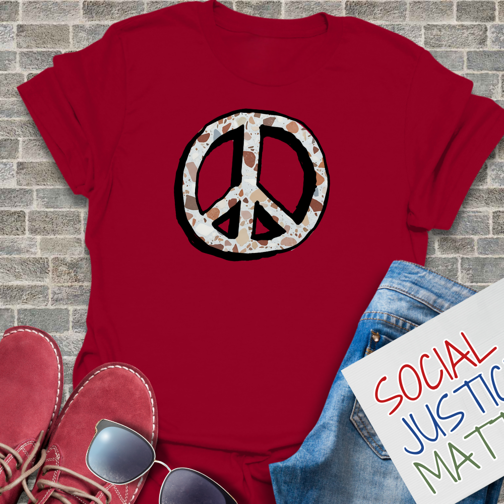 Mosaic Peace pt 2 - Unisex Softstyle T-Shirt