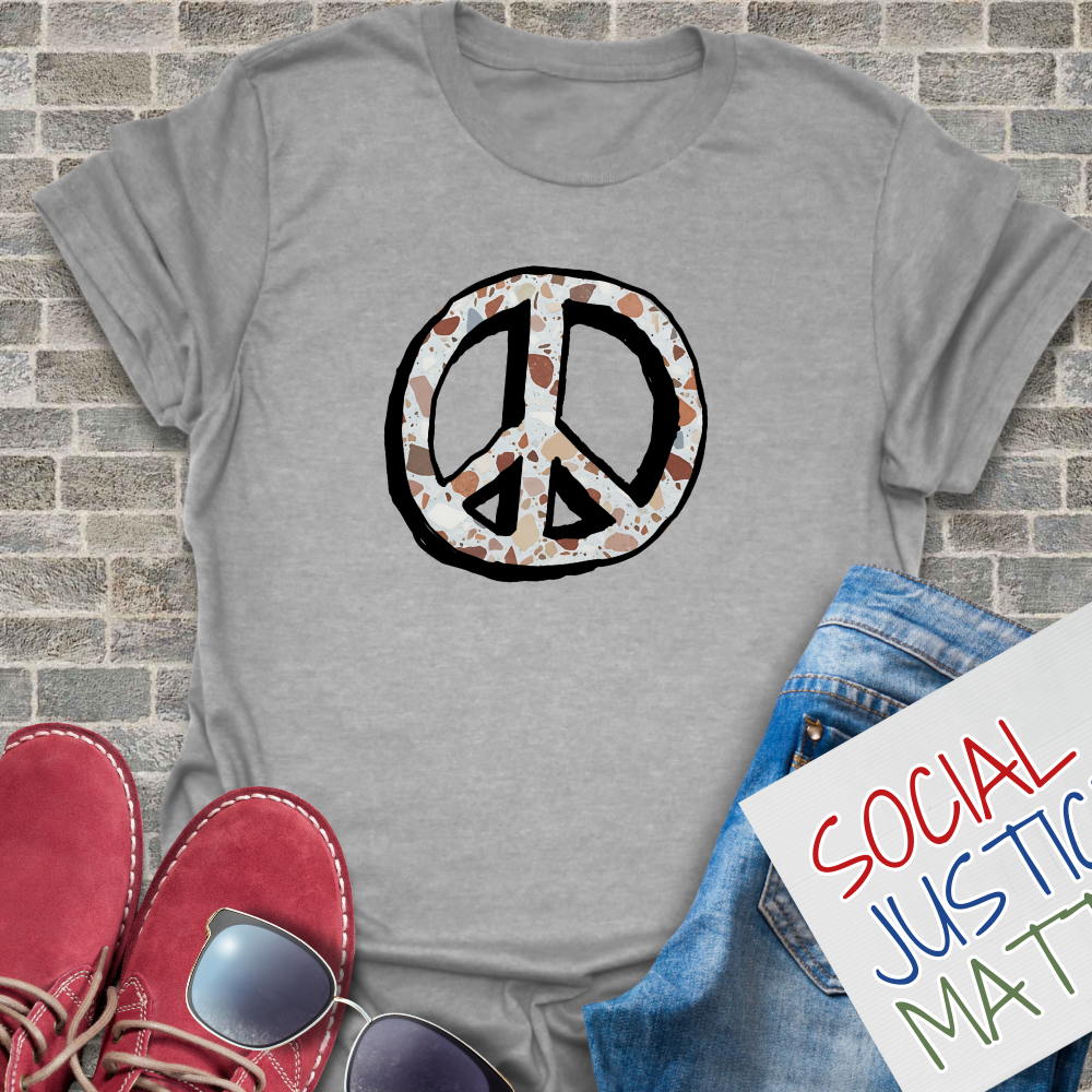 Mosaic Peace pt 2 - Unisex Softstyle T-Shirt