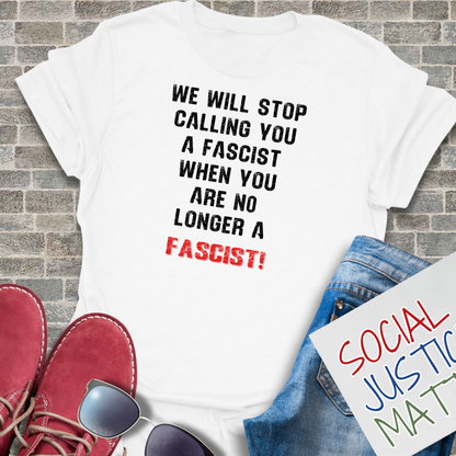 Call You A Fascist - Unisex Softstyle T-Shirt